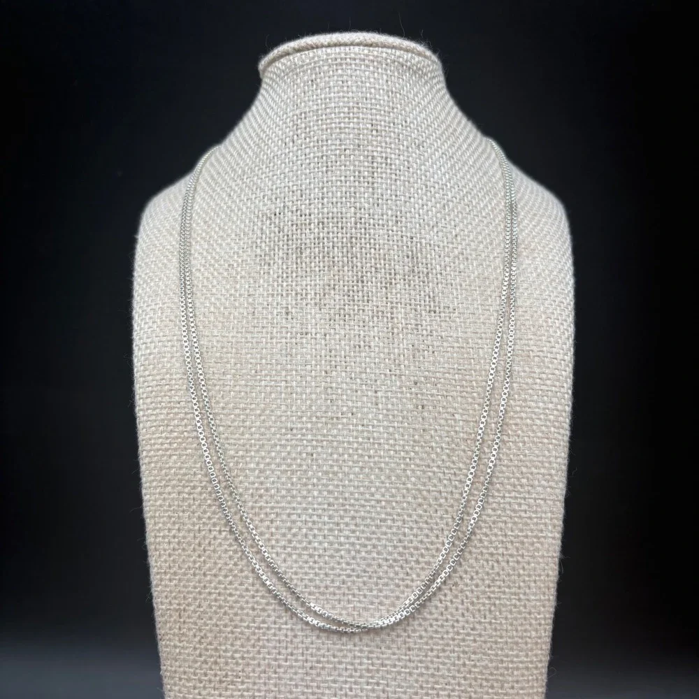 FAS Box Chain Necklace Mens 36